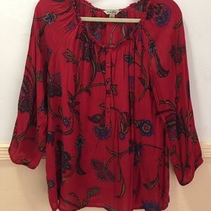 ☘️Lucky brand large women blouse